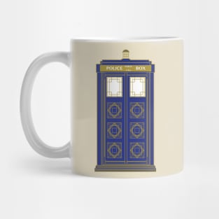 Art Deco Tardis Mug